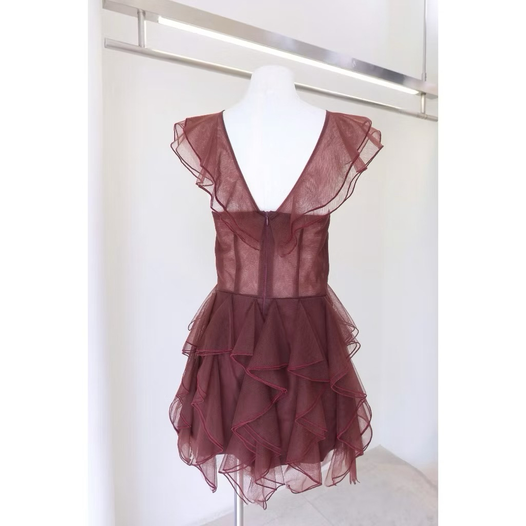 [CÓ BIGSIZE- SẴN] VN112 Váy tơ sóng lượn trễ vai chuẩn hàng TK phối hoa sang chảnh by CarrotShop | BigBuy360 - bigbuy360.vn