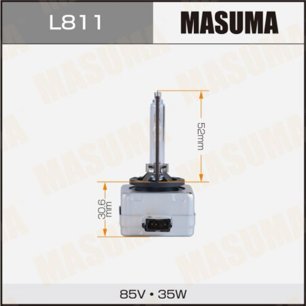 Bóng Đèn Pha Xenon Trắng Vàng Tiêu Chuẩn 12-24V-35W Chân D1S. Nhiệt màu 4300K. Mã SP: L811