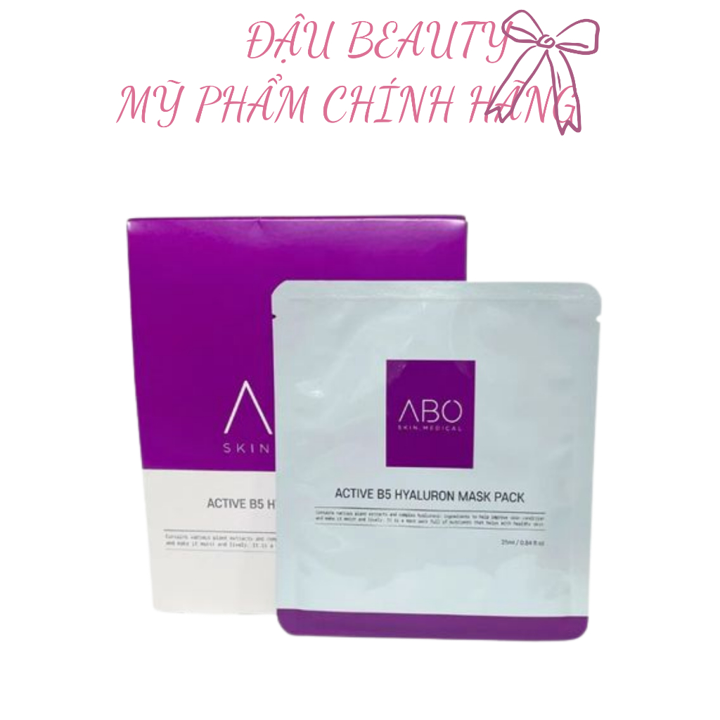 1 Miếng Mặt Nạ B5 ABO Skin Medical Phục Hồi Làm Dịu Da Khẩn Cấp