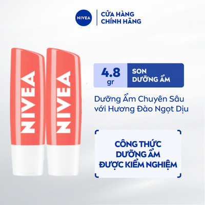 Combo 2 Son Dưỡng Môi NIVEA 4.8g - 85031/85061/85083x2