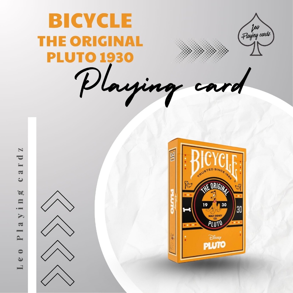 Bộ bài tây, sưu tầm BICYCLE DISNEY THE ORIGINAL PLUTO 1930 playing card