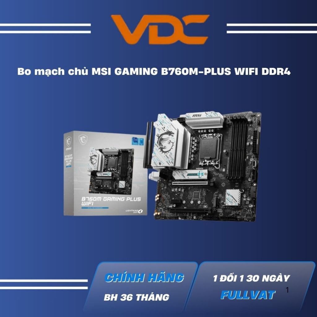 Mainboard MSI B760M GAMING PLUS WIFI DDR4