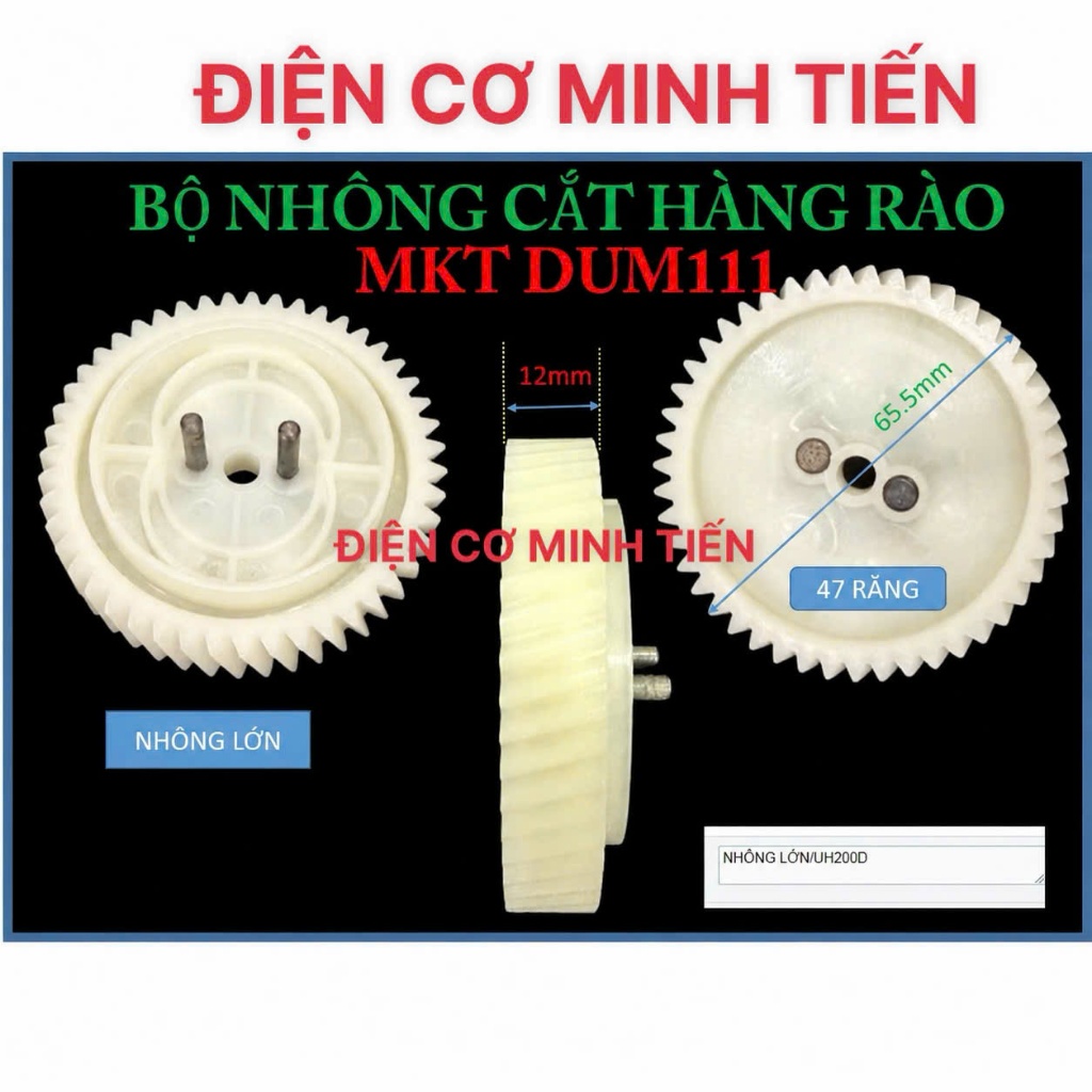 MKT DUM111 BỘ NHÔNG MÁY CẮT HÀNG RÀO MAKITA MÃ DUM 111 / 201D / 200D