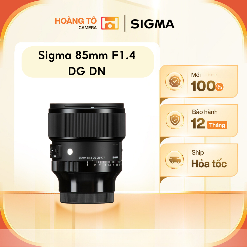 Ống kính Sigma 85mm F1.4 DG DN Art for Sony | Mới 100%