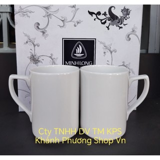 Combo 2 ly sứ Minh Long 330ml, 360ml, 380ml - ly sứ minh long