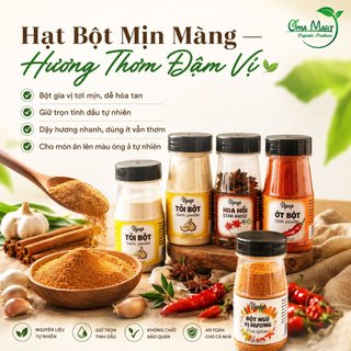 Gia vị Vipep (bột hành, tỏi, sả, gừng...) cho bé từ 6 tháng và cả gia đình