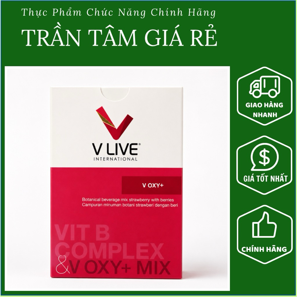 Chính Hãng - Voxy Vlive International | V-oxy vlive - Hộp 28 Gói
