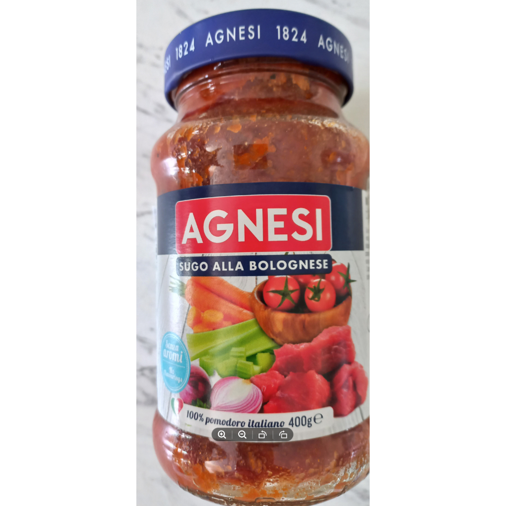 Sốt mì ý bò bằm Borognese Ý Agnesi 400g. Expiry date: 09/2026