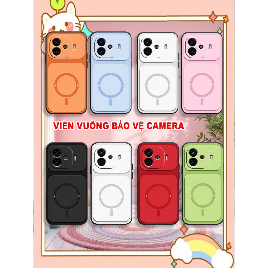 Ốp Lưng điện thoại VIVO IQ Z9 TURBO 5G TPU viền vuông in hình vòng tròn MAY MẮN-ĐẬU CASE