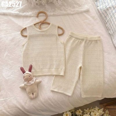 Set 3 Món Áo Sát Nách Quần Dài Caro Cho Bé Gái 1 2 3 4 5 Tuổi MINTSCLOSET Quảng Châu GA2258