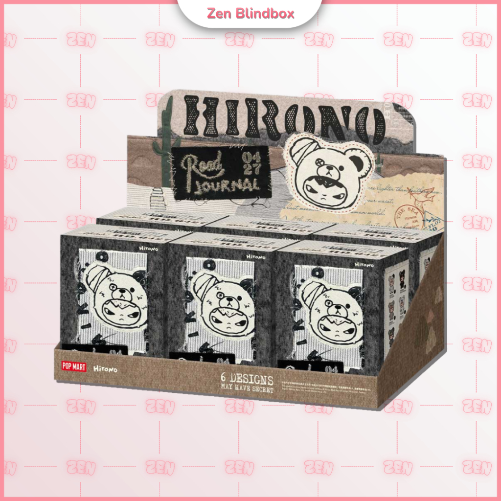 [CHÍNH HÃNG] Full Set Hirono Road of Journal Móc Khóa Gấu Bông Hirono