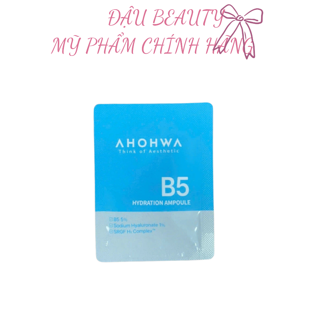 [ 1 gói ] Serum Tinh Chất Phục Hồi B5 Ahohwa Hydration Ampoule 3ml