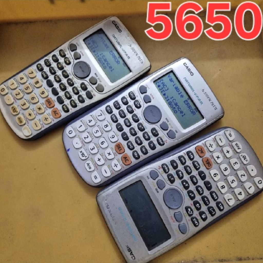 máy tính cũ qua sử dụng fx-570vn plus độ mới 80-90%