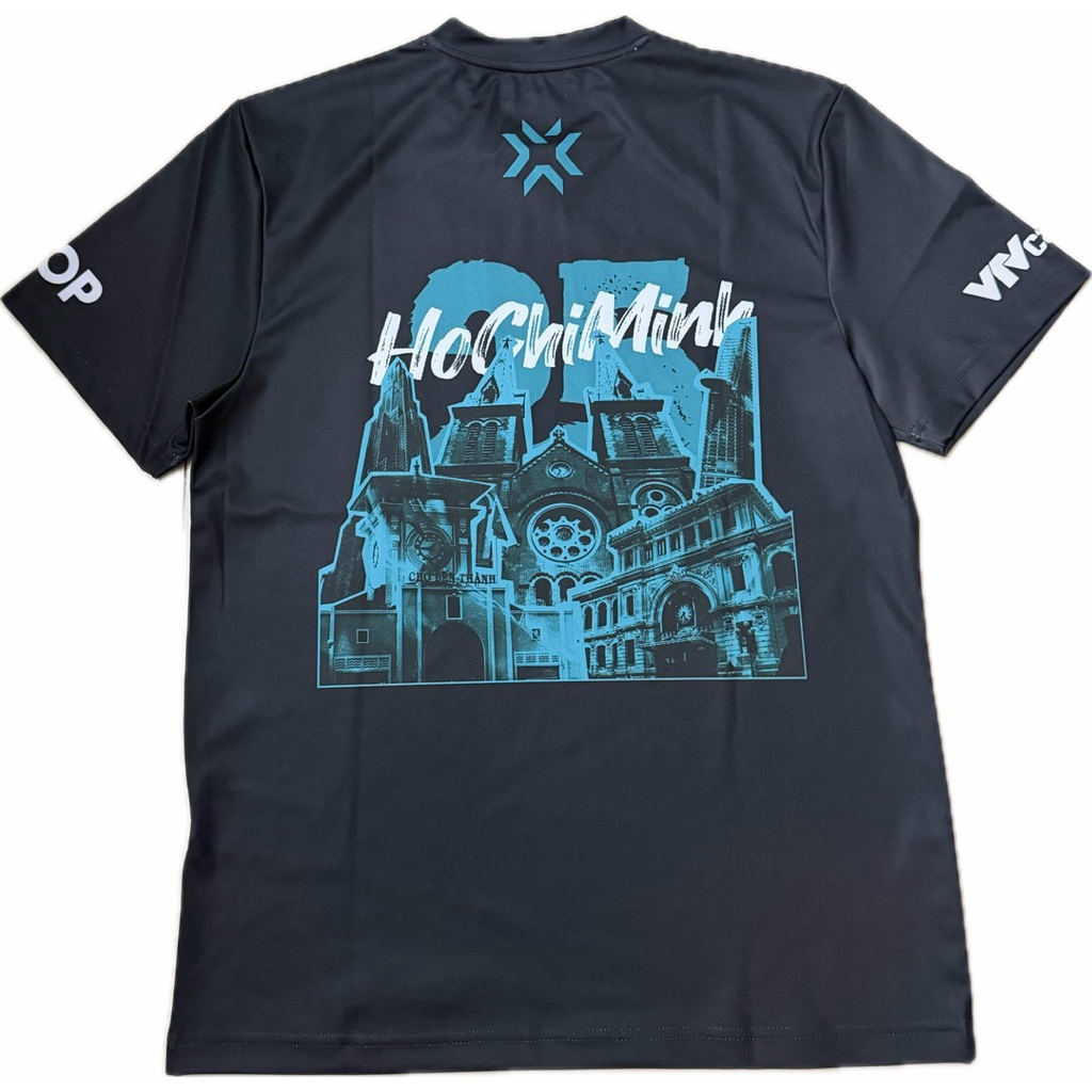 Áo Thun VALORANT VCT Challenger HoChiMinh Collab Grimm DC Vải Thun Thể Thảo Siêu Mát Siêu Dày