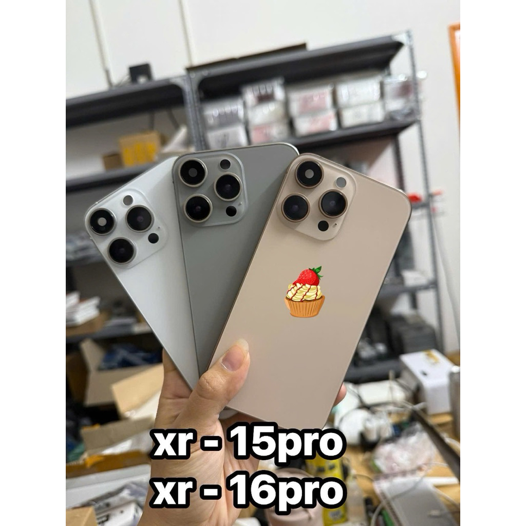 Vỏ độ X/xr/xs/xsm/11/11prm độ 16pro 16prm đủ phím cáp kèm ốp