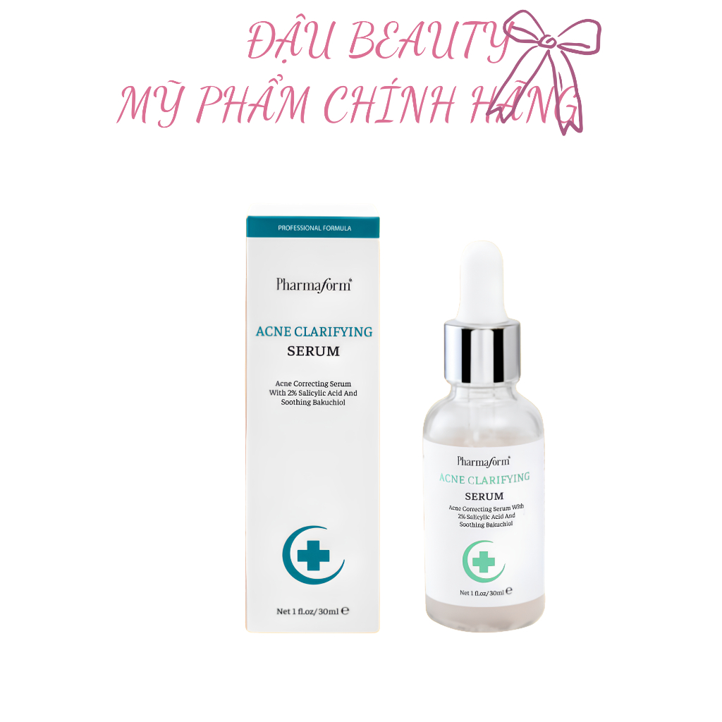 Serum Kiềm Dầu Giảm Mụn 2% BHA + Kẽm 1% ZinC PCA Pharmaform Acne Clarifying 30ml