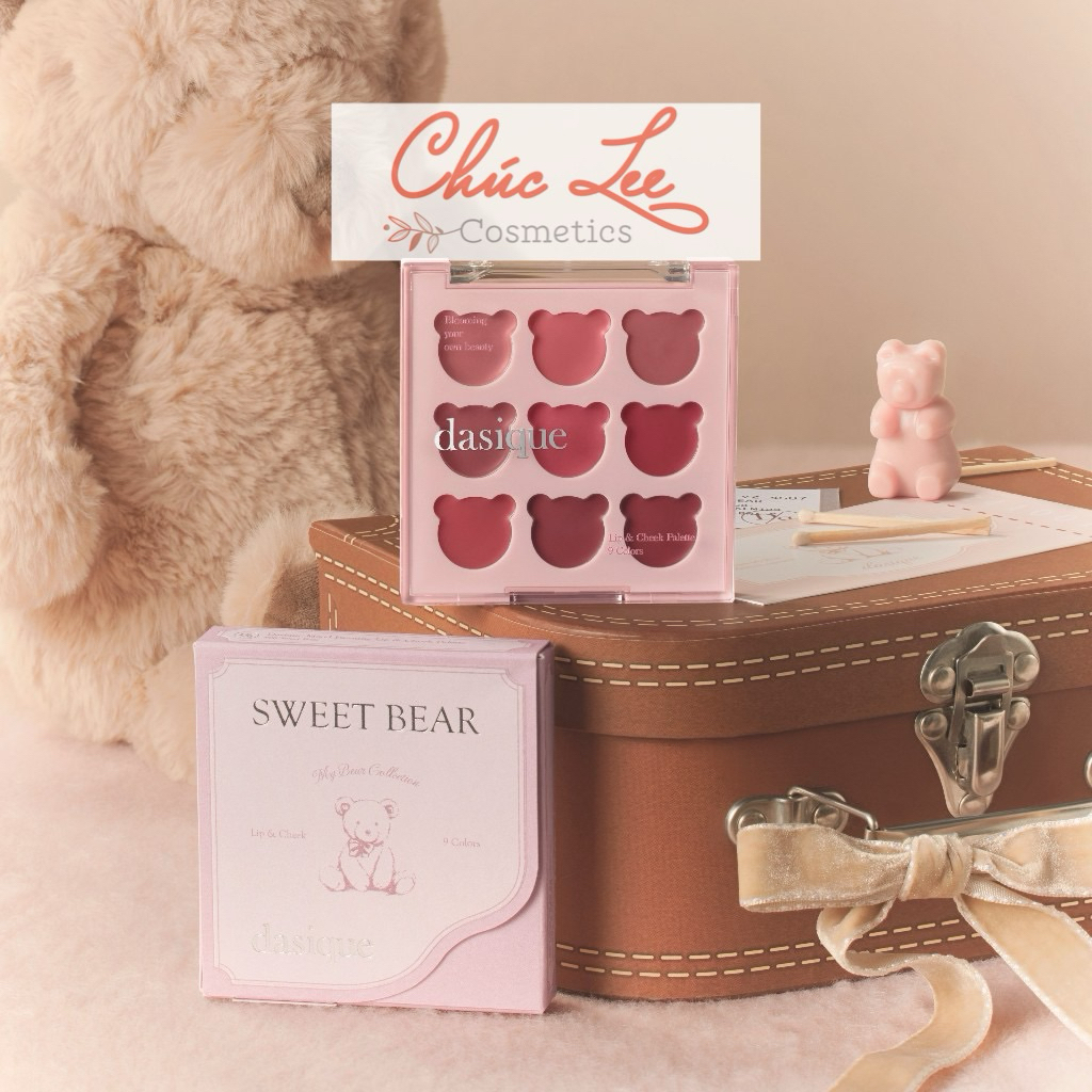 [Sale]Bảng Son Và Má Hồng Kem Dasique Mood Painting Lip & Cheek Palette fullbox