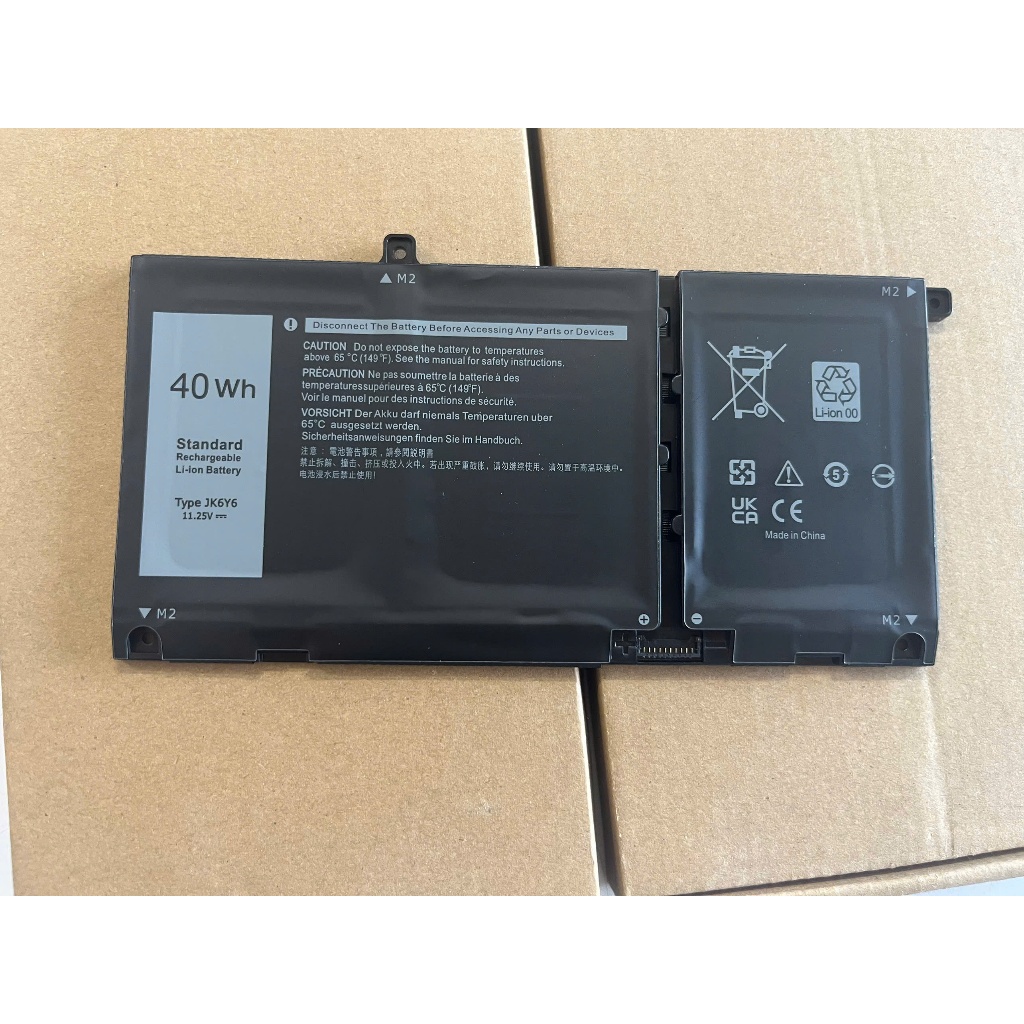 Pin laptop Dell Vostro 5300 5401 5402 5501 5502, Latitude 3410 3510, JK6Y6, CF5RH, 40Wh