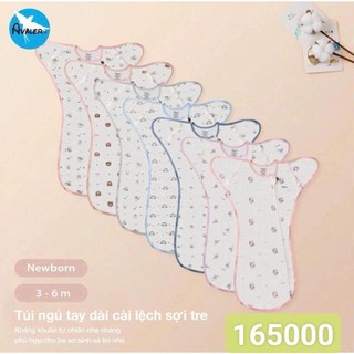 Nhộng chũn  Avaler sợi tre có mở tay cho bé từ 0-6m,