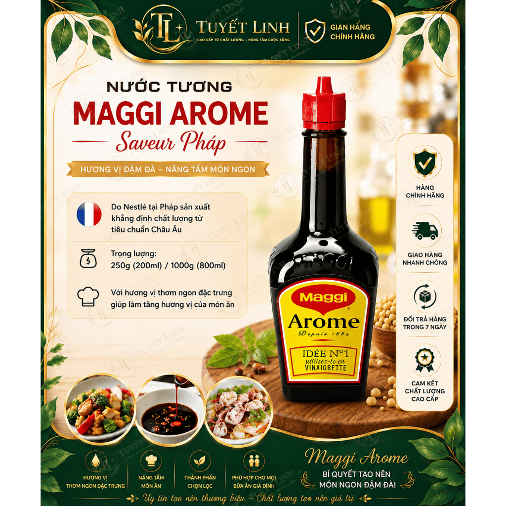 Nước Tương Maggi Arome Saveur Pháp 200ml
