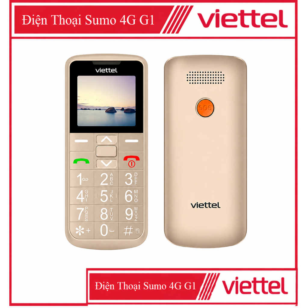 Điện thoại Sumo 4G Viettel G1 Mới Bảo Hành 12 Tháng Toàn Quốc