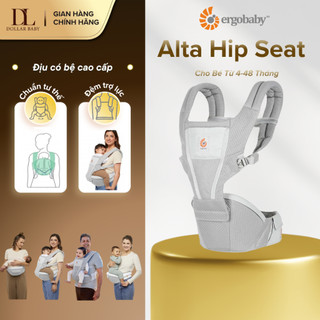Địu Em Bé Trợ Lực Ergobaby Alta Hip Seat - Tốt Cho Hông, Vải SoftFlex™ Thoáng Khí - Chính Hãng Mỹ