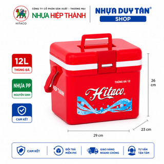 Thùng Đá Giữ Nhiệt Cao Cấp Hiệp Thành Siêu Bền Tủ Đá Mini Nhựa Giữ Lạnh Tiện Lợi (12L/16L/20L/24L)