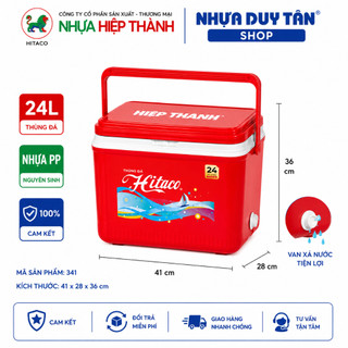 Thùng Đá Giữ Nhiệt Cao Cấp Hiệp Thành Siêu Bền Tủ Đá Mini Nhựa Giữ Lạnh Tiện Lợi (12L/16L/20L/24L)
