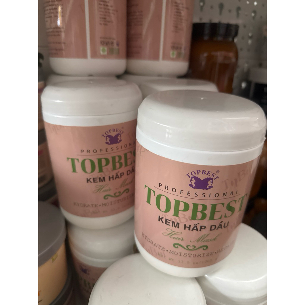 Kem hấp phục hồi tóc Topbest Collagen 1000ml (Mẫu mới)