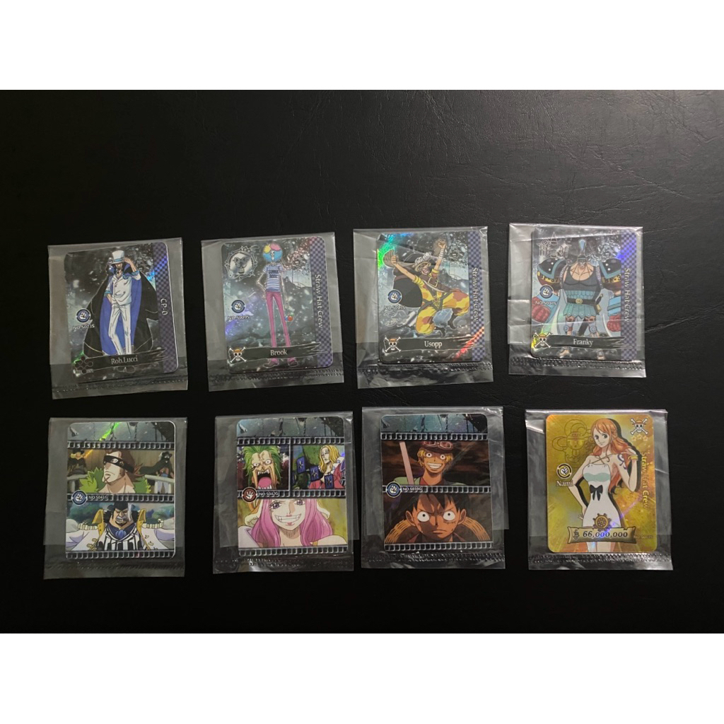 Thẻ bài mùa Wanted và thẻ xu One Piece Toonies các loại
