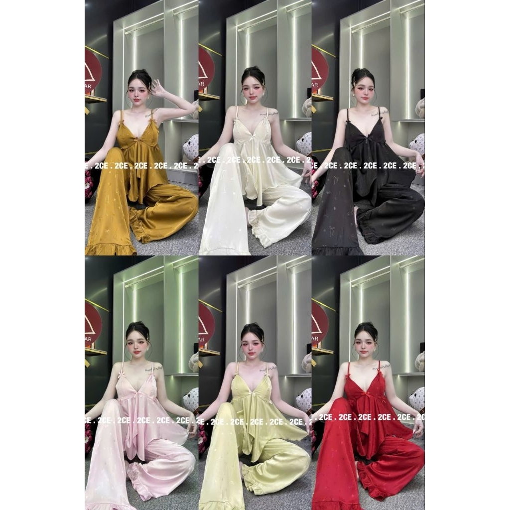 [MAC 2CE]BỘ LỤA ẨN 2 DÂY CÓ MÚT
