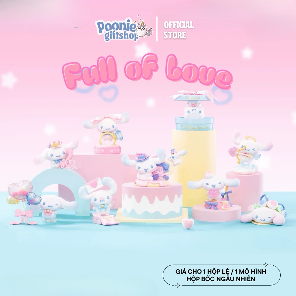 [ CHÍNH HÃNG TOPTOY ] Hộp mô hình Blindbox Cinnamoroll Full of Love