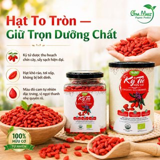Kỷ Tử Đỏ Hữu Cơ ANBIO 200g - Hạt To Cho Mẹ Bầu, Trà Dưỡng Nhan, Pha Trà