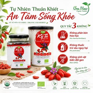 Kỷ Tử Đỏ Hữu Cơ ANBIO 200g - Hạt To Cho Mẹ Bầu, Trà Dưỡng Nhan, Pha Trà
