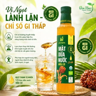 Mật dừa nước (đường ăn kiêng tự nhiên) Vietnipa