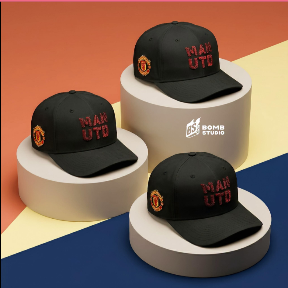 Nón kết, mũ lưỡi trai Trucker logo Manchester United Full Thêu Thể Thao Thời Trang cả nam và nữ - BO