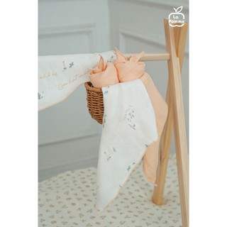 Set 5 khăn sữa sợi tre lụa la pomme 30x30 cm K001