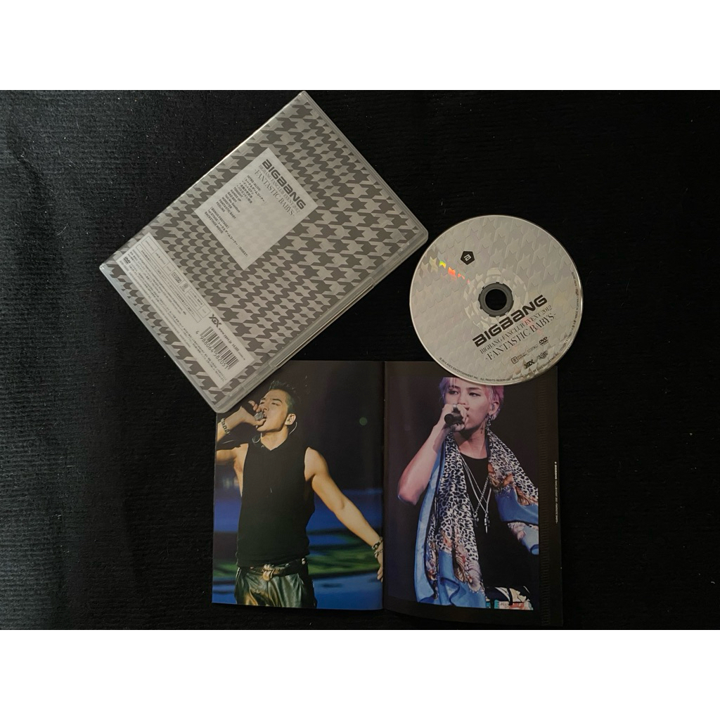 bigbang album Japan Fanclub event 2012 đã khui seal, gồm DVD kèm mini booklet như hình.