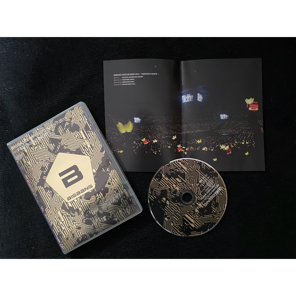bigbang album Japan Fanclub event 2014 đã khui seal, gồm DVD kèm mini booklet như hình.