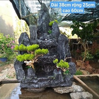 hòn non bộ có thác nước