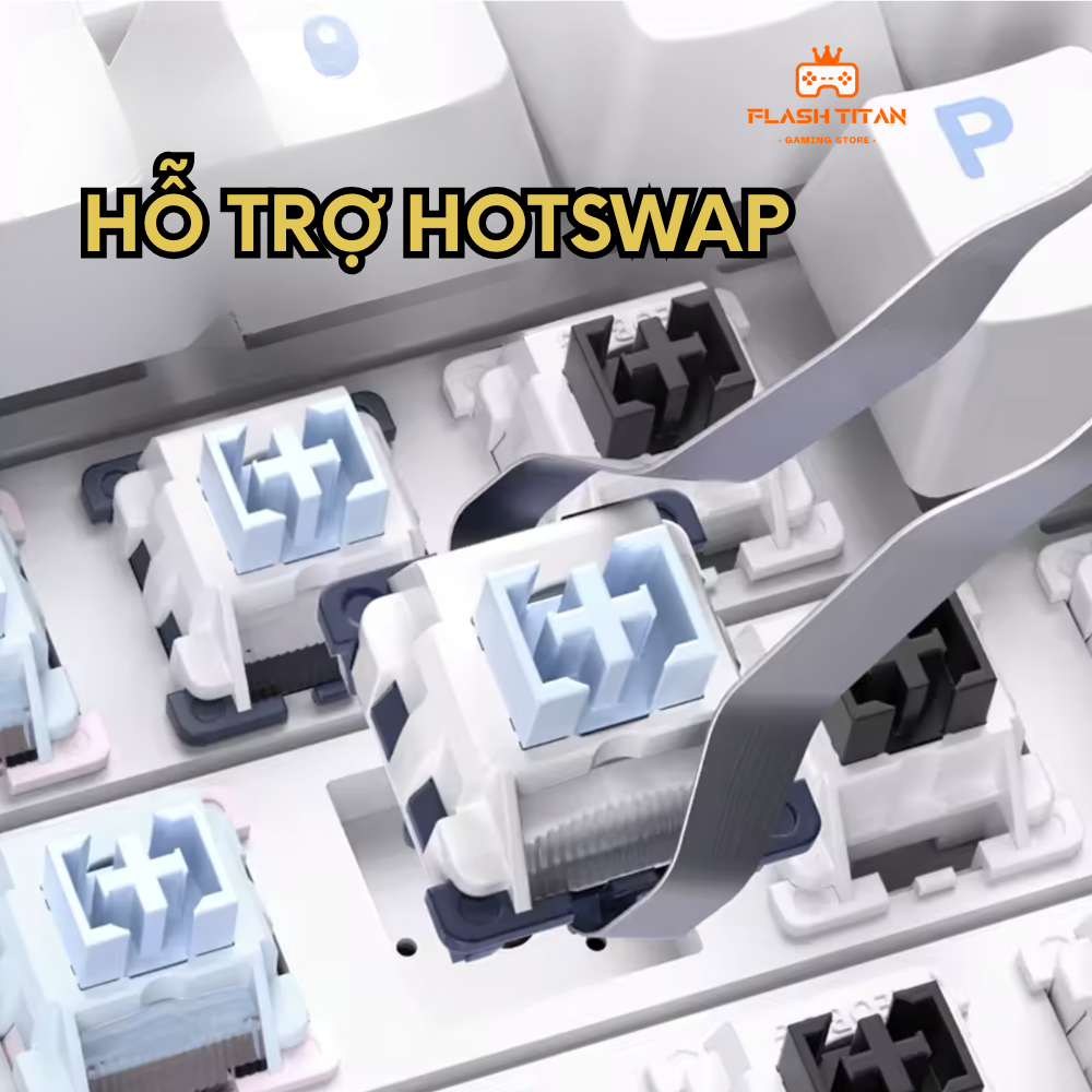 Bàn phím cơ không dây LEOBOG HI98C PRO - bàn phím nhôm 3 mode - Led RGB mạch xuôi - Pin 8000mAh | BigBuy360 - bigbuy360.vn