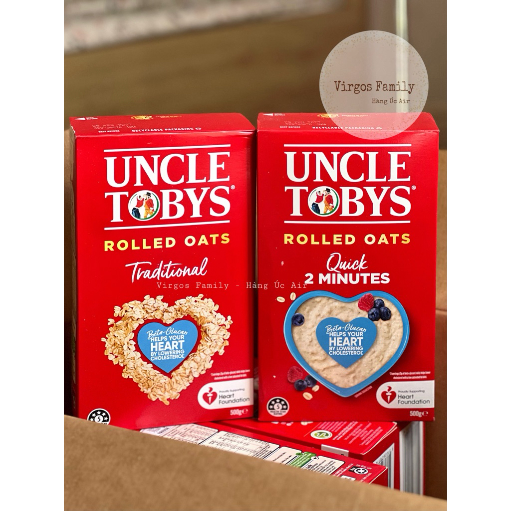 Yến mạch UNCLE TOBYS ROLLED OATS Úc