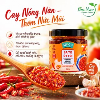 Sa Tế Ớt Tỏi Spico 130g (chấm, kho, chiên, xào, nấu canh...)