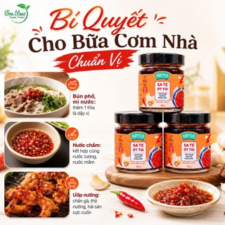 Sa Tế Ớt Tỏi Spico 130g (chấm, kho, chiên, xào, nấu canh...)