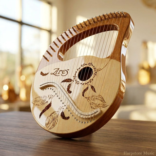 (TẶNG KHÓA LYRE ONLINE) Đàn Lyre Ares 16 Dây 24 Dây Cao Cấp