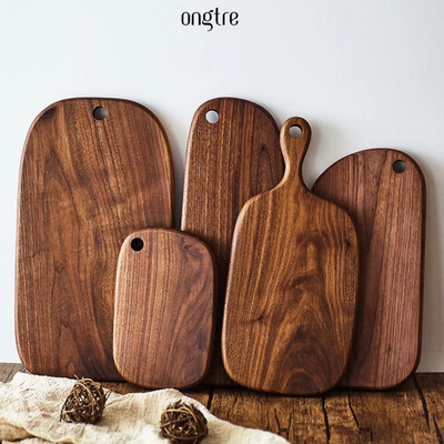 Thớt Gỗ ONGTRE - Thớt Gỗ Óc Chó, Tần Bì Nâu Đa Năng, Khay Gỗ Đựng Thực Phẩm, Bánh, Trái Cây Cao Cấp