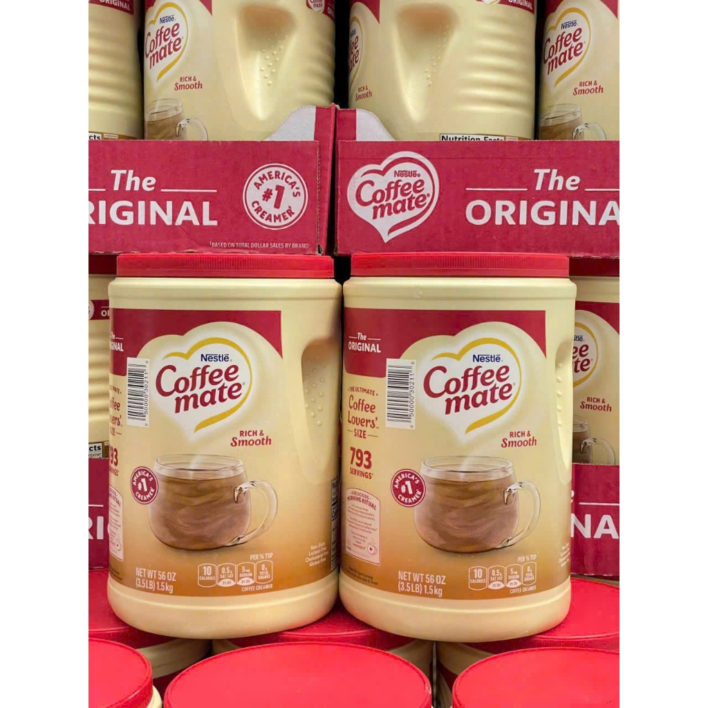 BỘT KEM PHA CAFE SỮA CỦA MỸ NESTLE COFFEE MATE 1.5KG -USA
