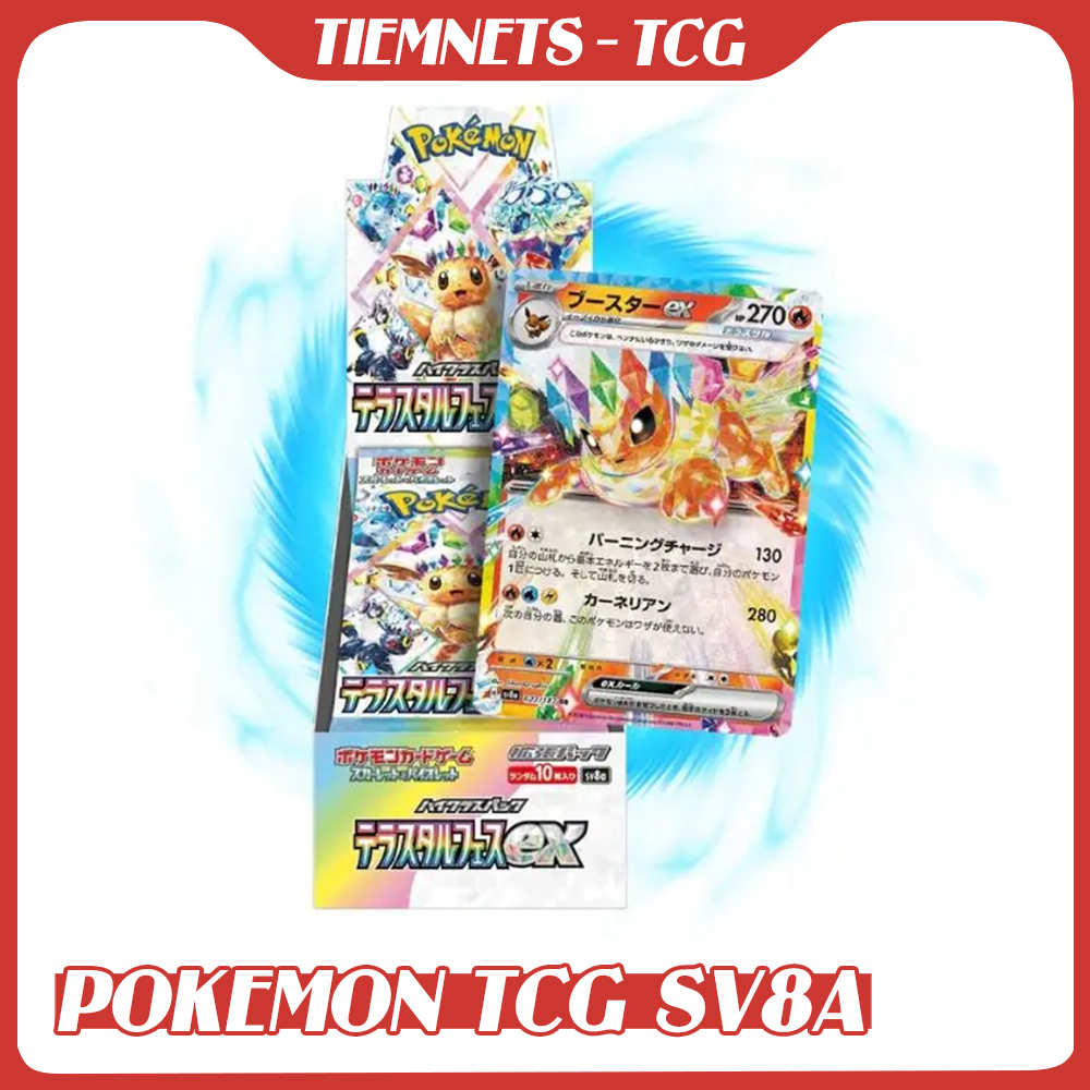 [1 PACK] THẺ POKEMON TCG SV8A HIGH-CLASS PACK: TERASTAL FESTIVAL EX - PHIÊN BẢN TIẾNG NHẬT - CHÍNH H