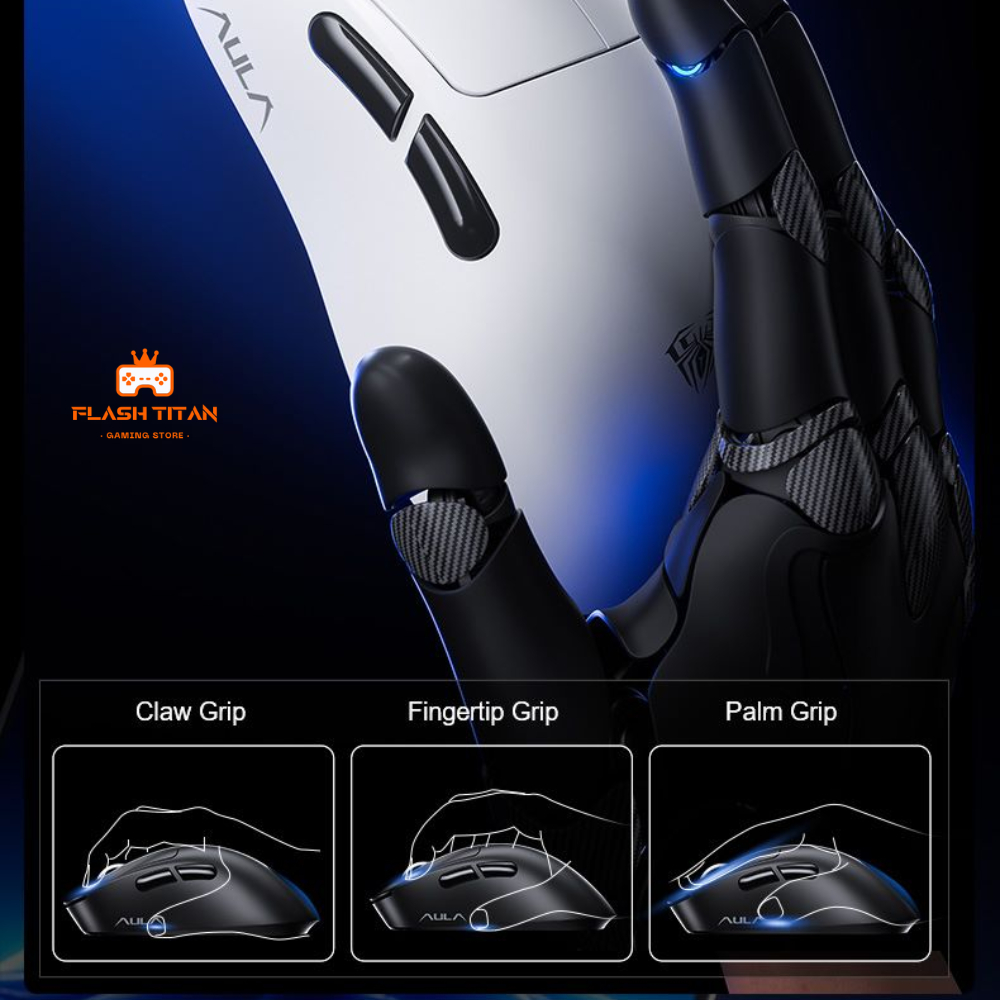 Chuột Gaming Không Dây AULA SC900 MAX Trang Bị Chip PAW3950, Polling Rate 8k Dùng cho PC,laptop Chơi Game FPS,Văn Phòng | BigBuy360 - bigbuy360.vn