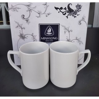 Combo 2 ly sứ Minh Long 330ml, 360ml, 380ml - ly sứ minh long